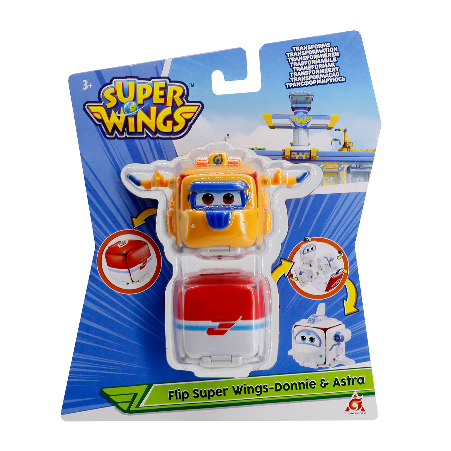 Самолет Super Wings Перевертыш Донни Астра EU740570C - фото 2