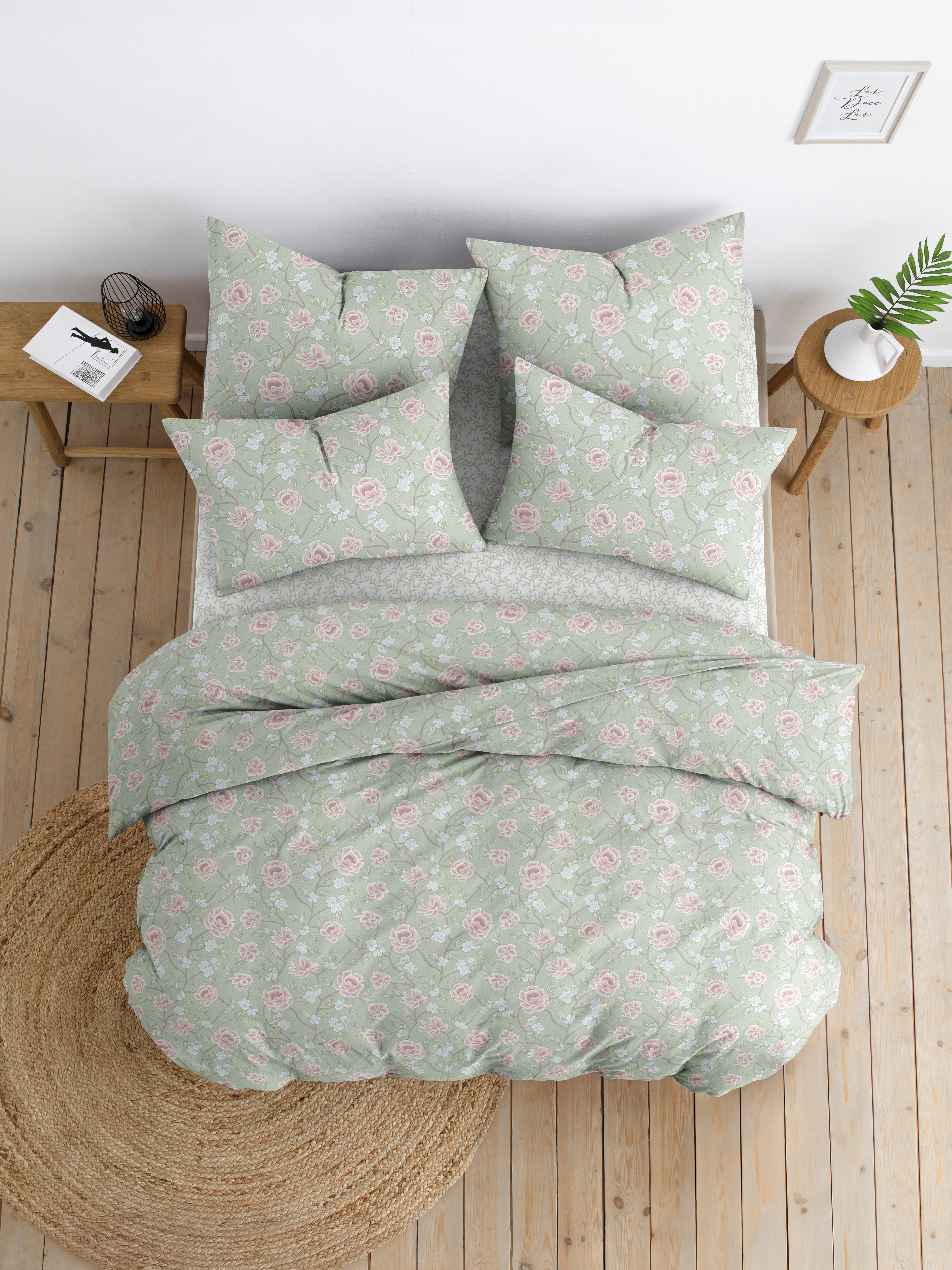 Комплект постельного белья Ночь Нежна Максин двуспальный 4 предм. - фото 6