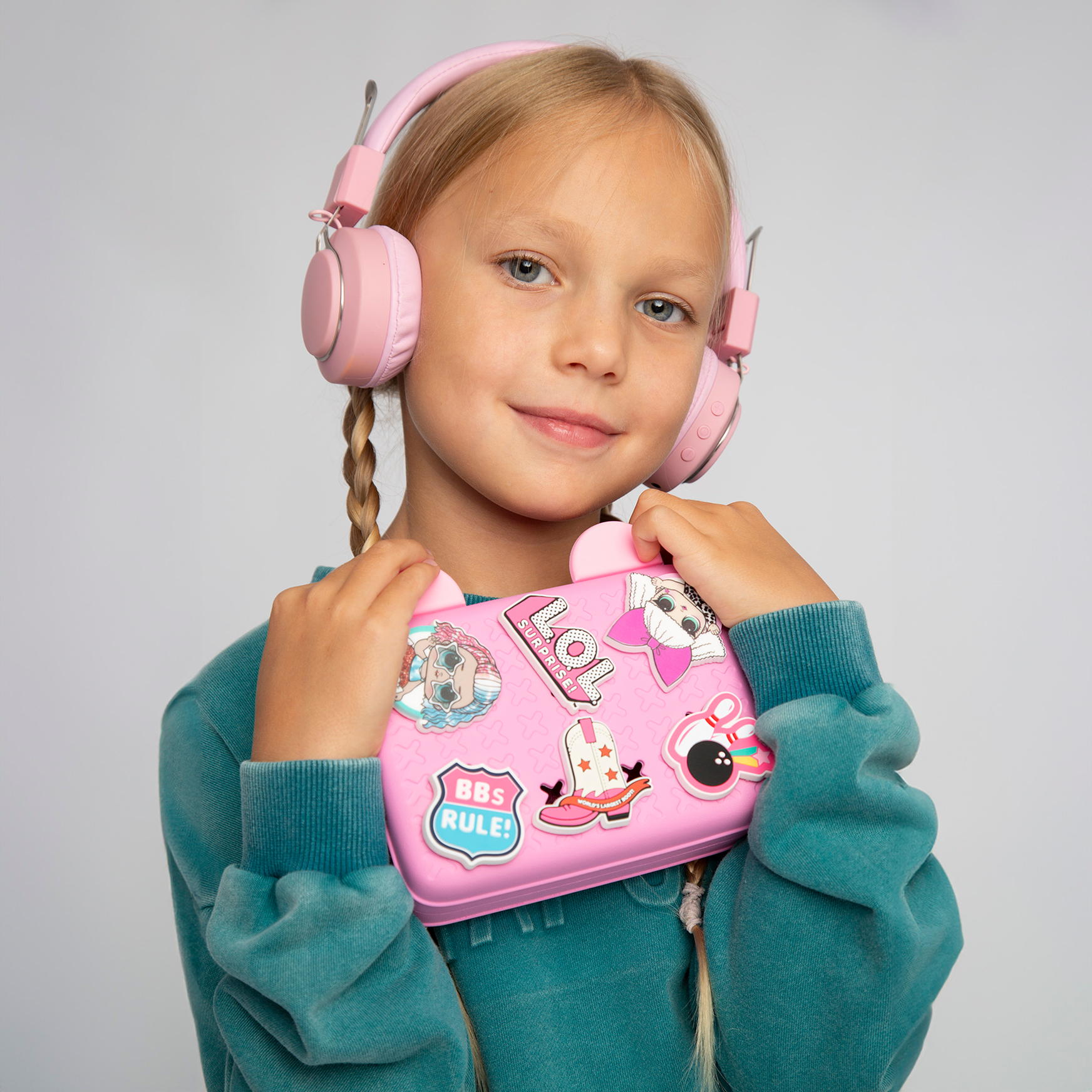 Сумка L.O.L. Surprise! розовая с ушками + джиббитсы - фото 12