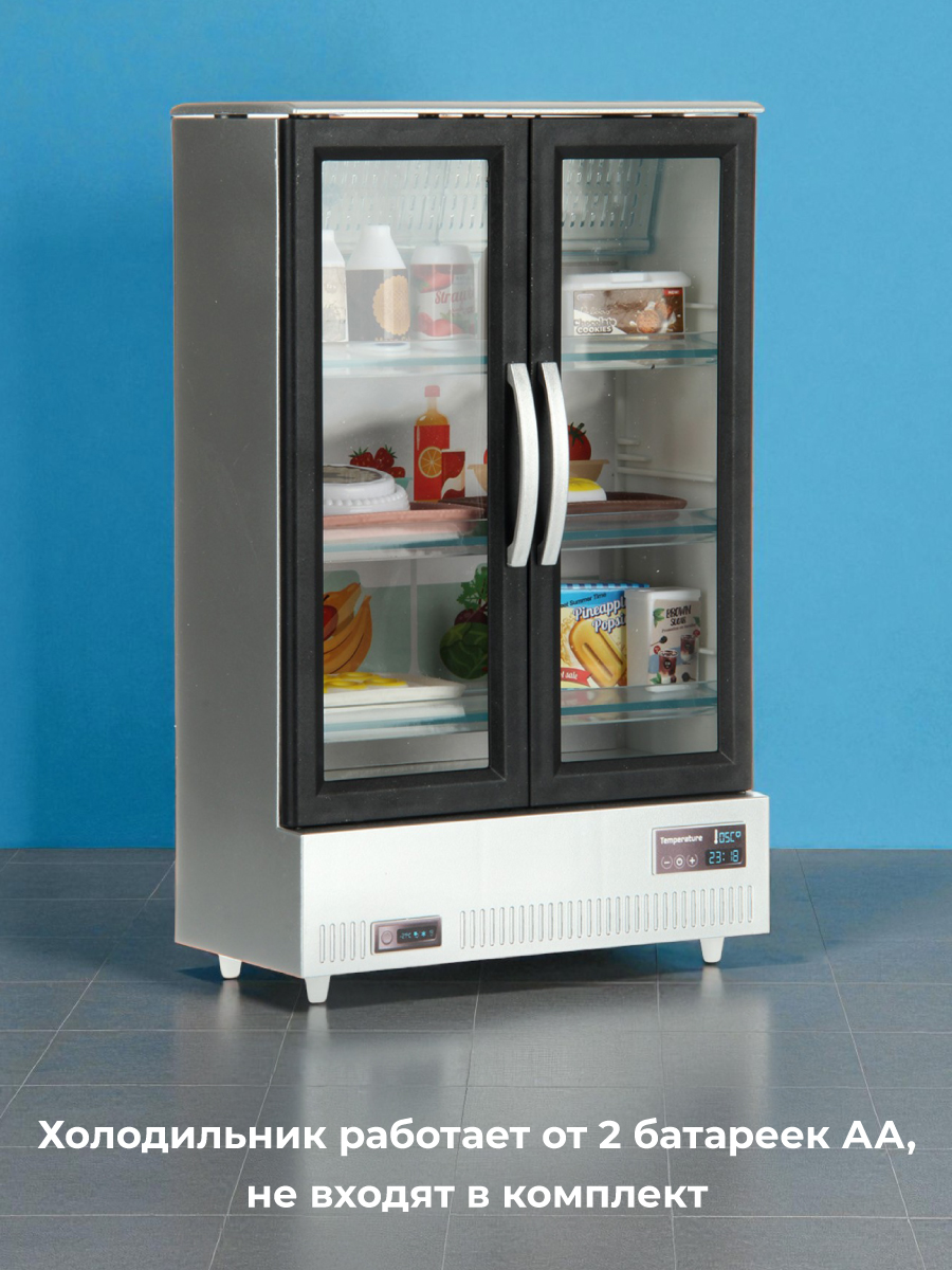 Игрушка Veld Co холодильник, продукты - фото 4