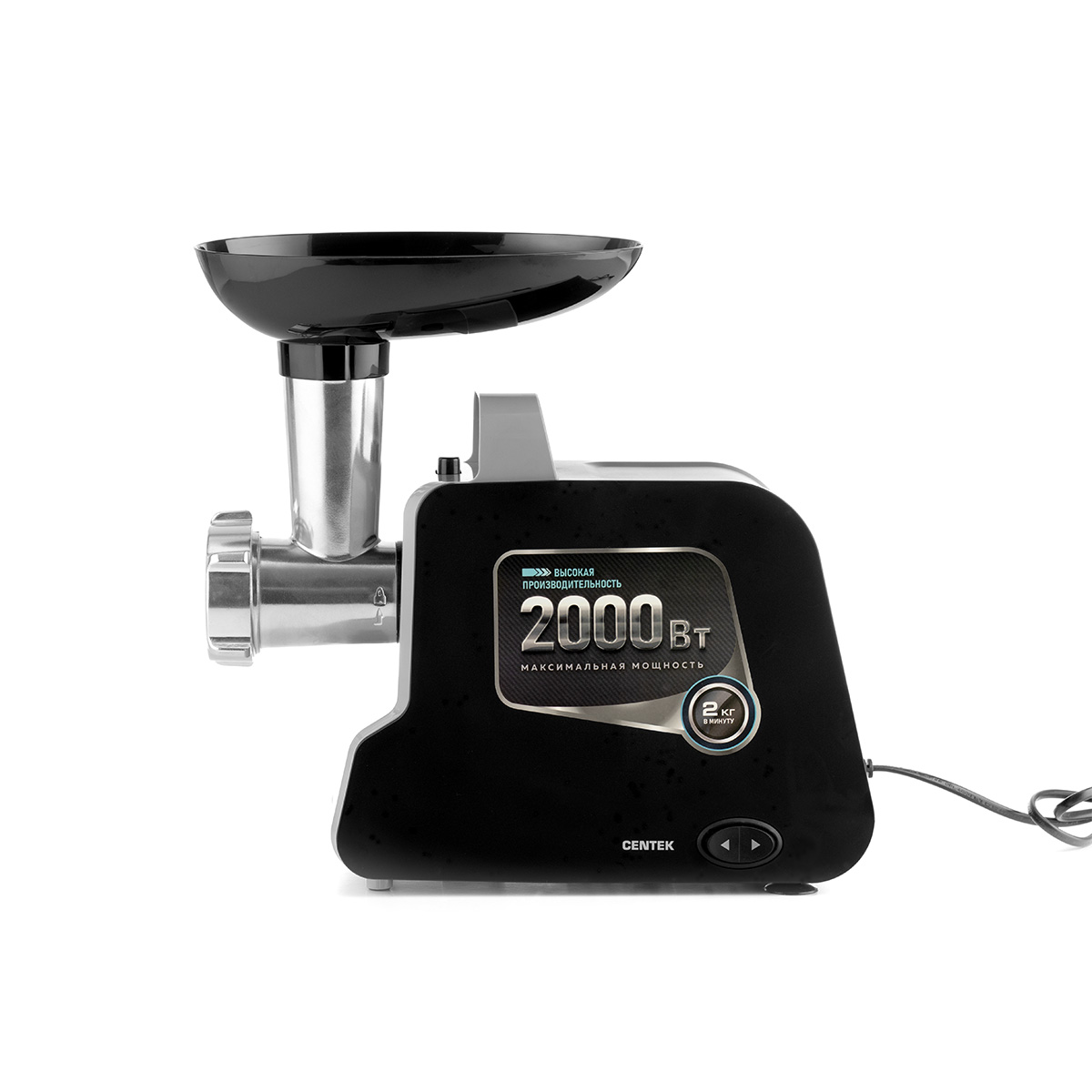 Мясорубка CENTEK CT-1603 Black - фото 5
