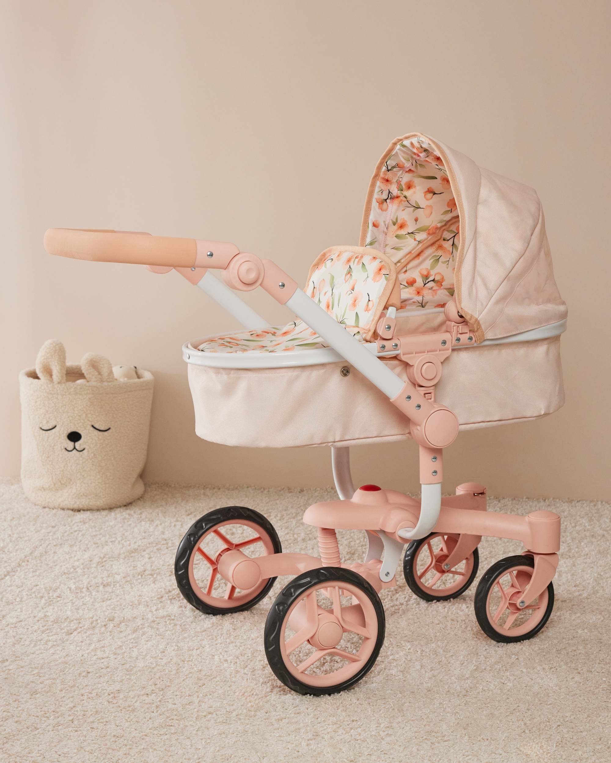 Коляска 2 в 1 для кукол Demi Star 9694 Floral Ride - фото 2