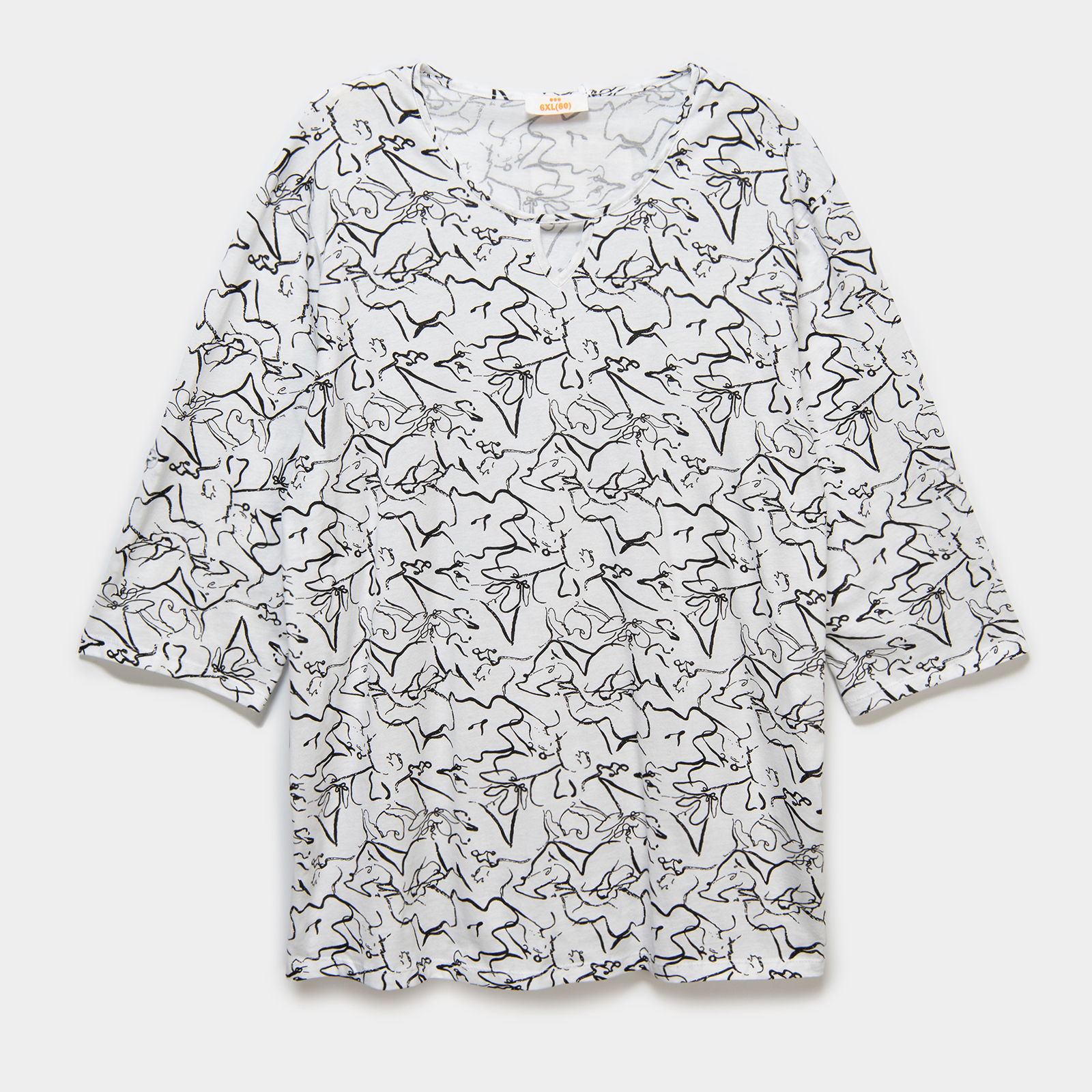 Туника ё TJ-TUNICP-WHITE-3-SS25 - фото 1