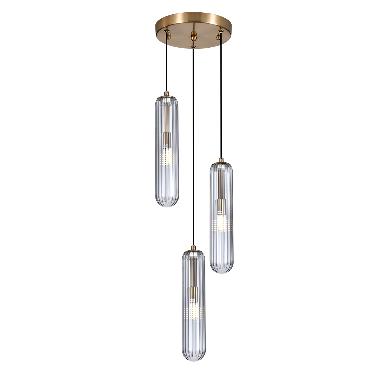 Подвесной светильник ESCADA 160001/3P G9*5W Brass - фото 1