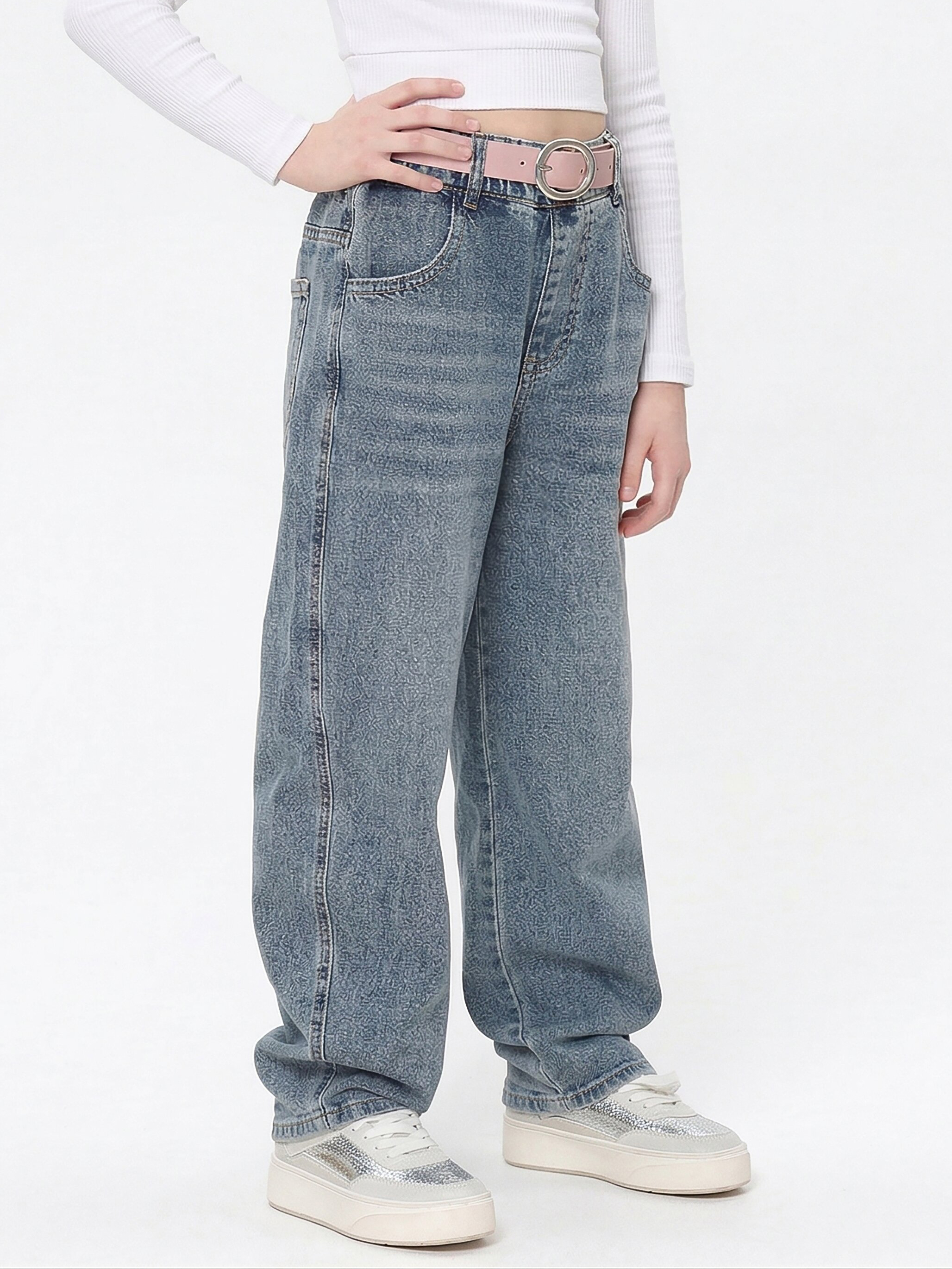 Джинсы-бананы СИНИЙ МИР R3-IL - фото 7