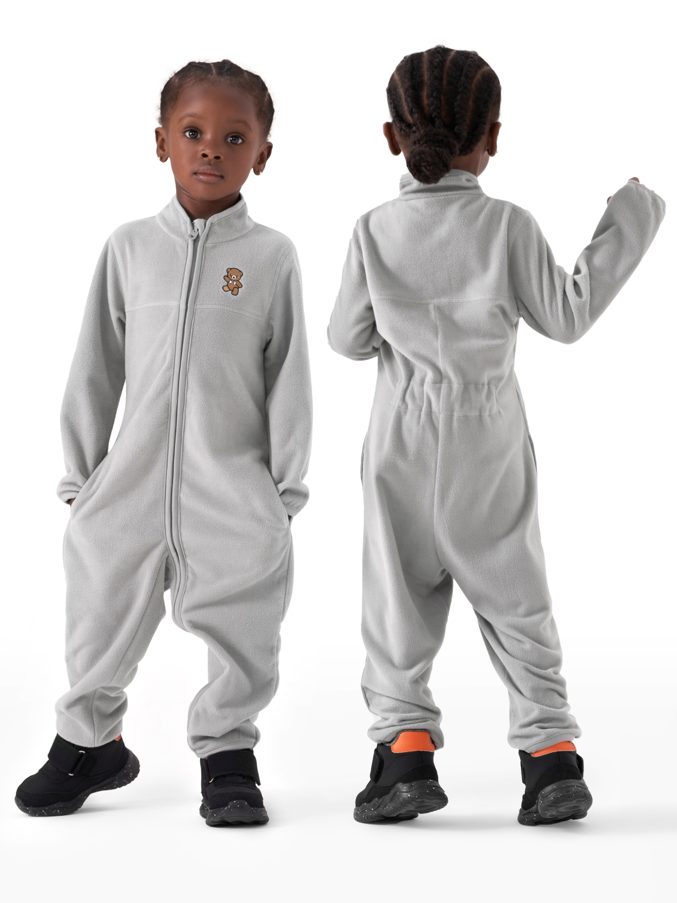 Комбинезон Happy Baby 89104_grey/80–86 - фото 2