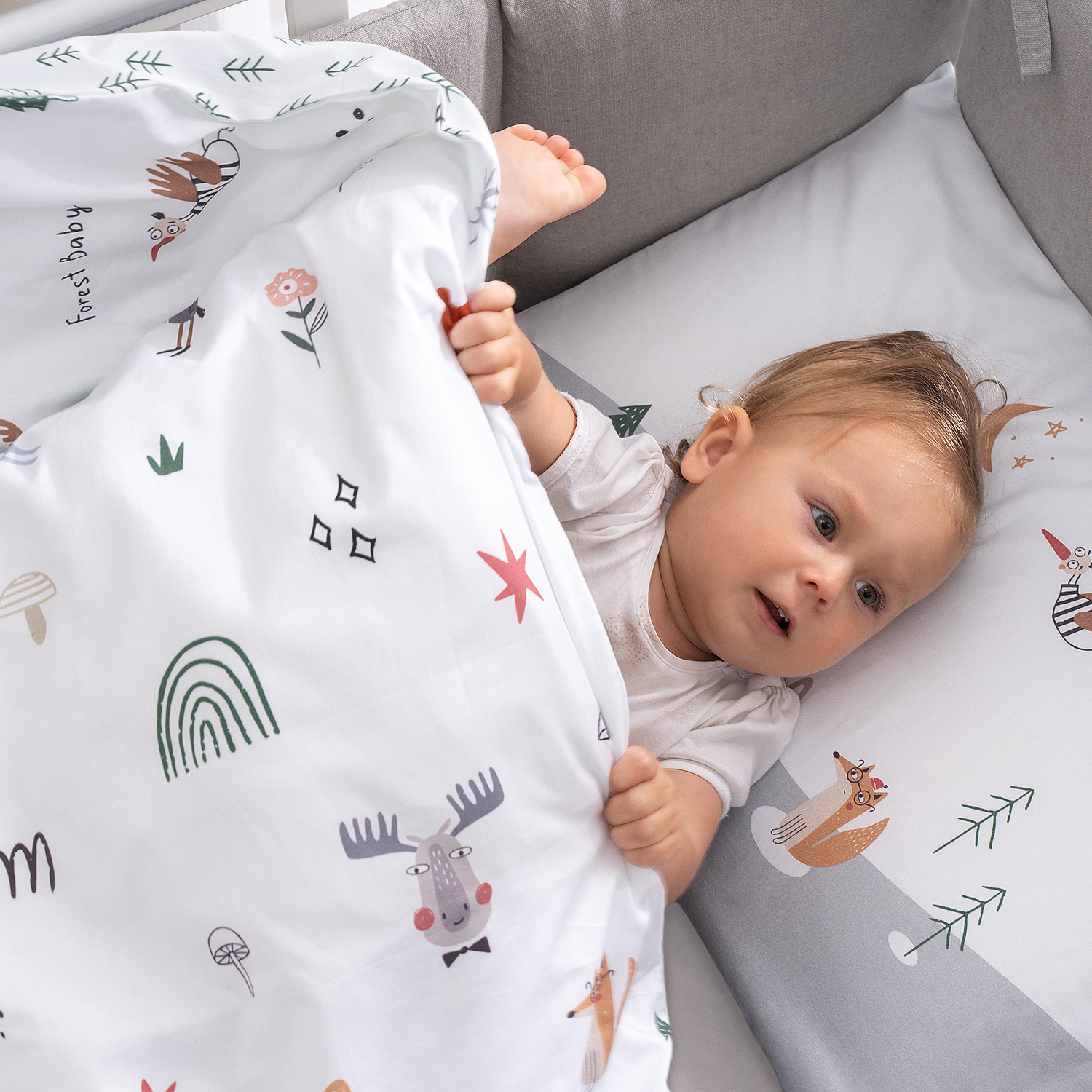 Комплект постельного белья 120х60 Perina Forest baby - фото 2