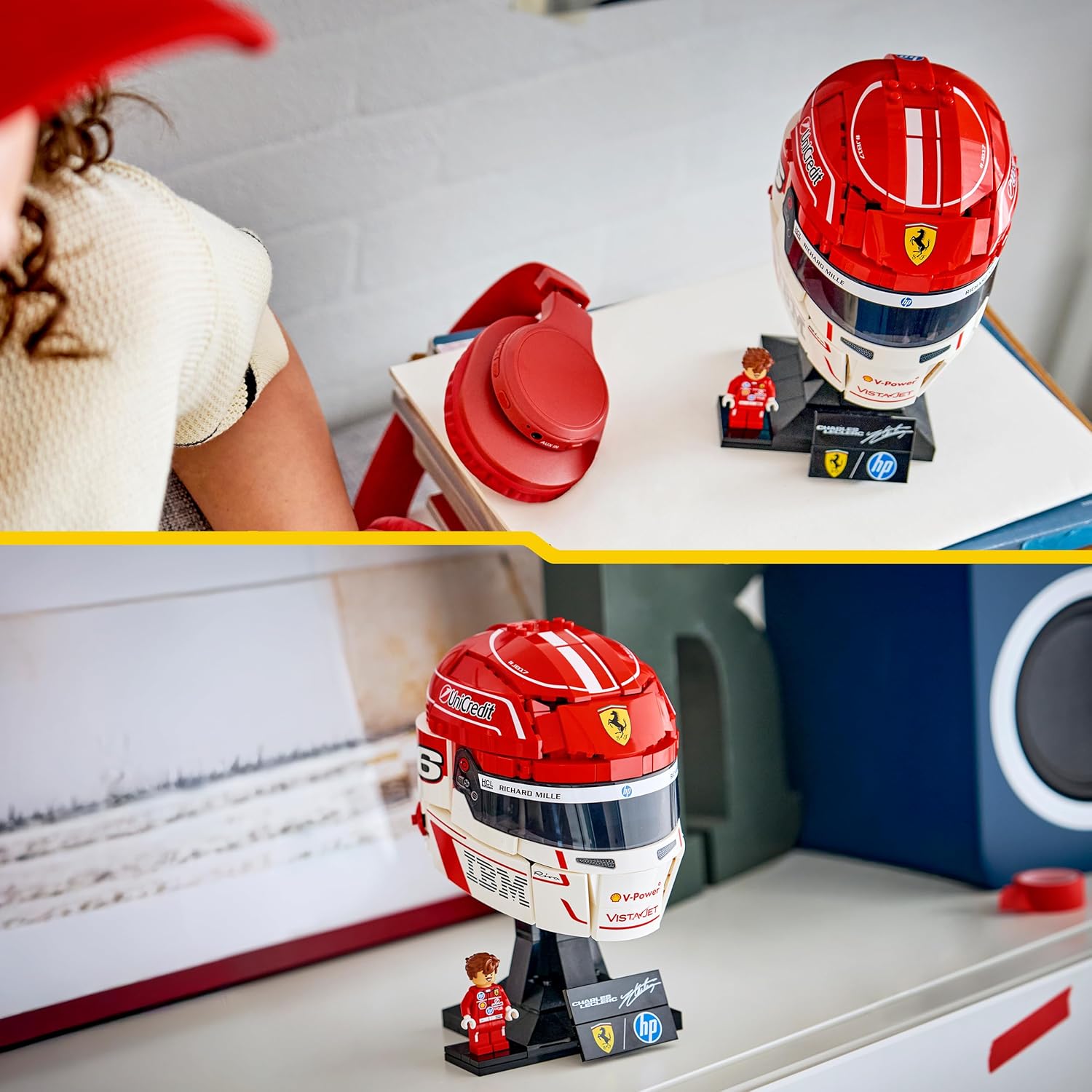 Конструктор LEGO Editions Шлем Шарля Леклера 886 дет. - фото 7