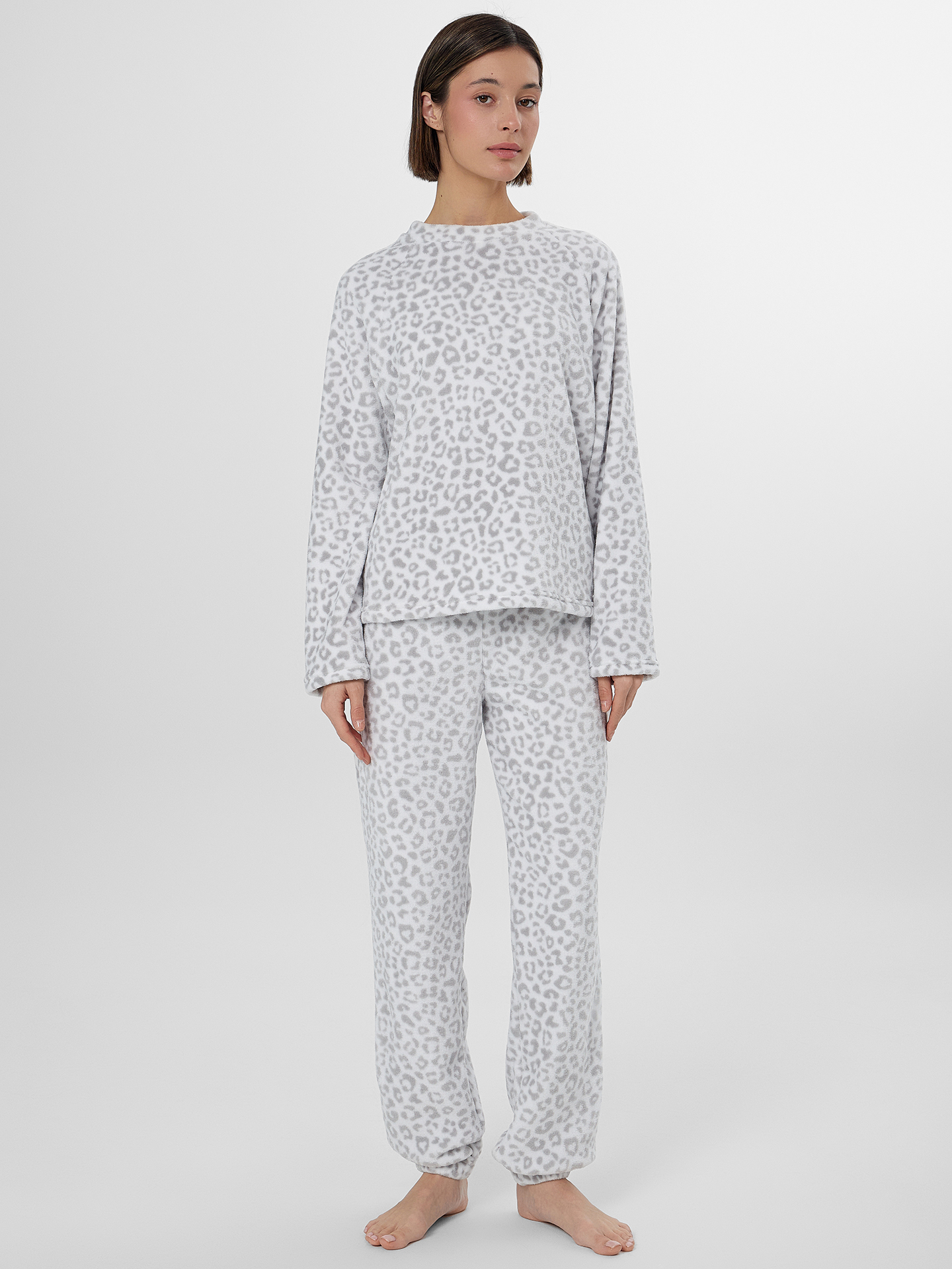 Пижама Mark Formelle (Марк Формэль) 592626/леопард на белом - фото 1