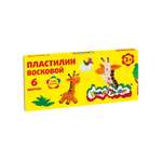 Пластилин Каляка-Маляка восковой 6 цв.