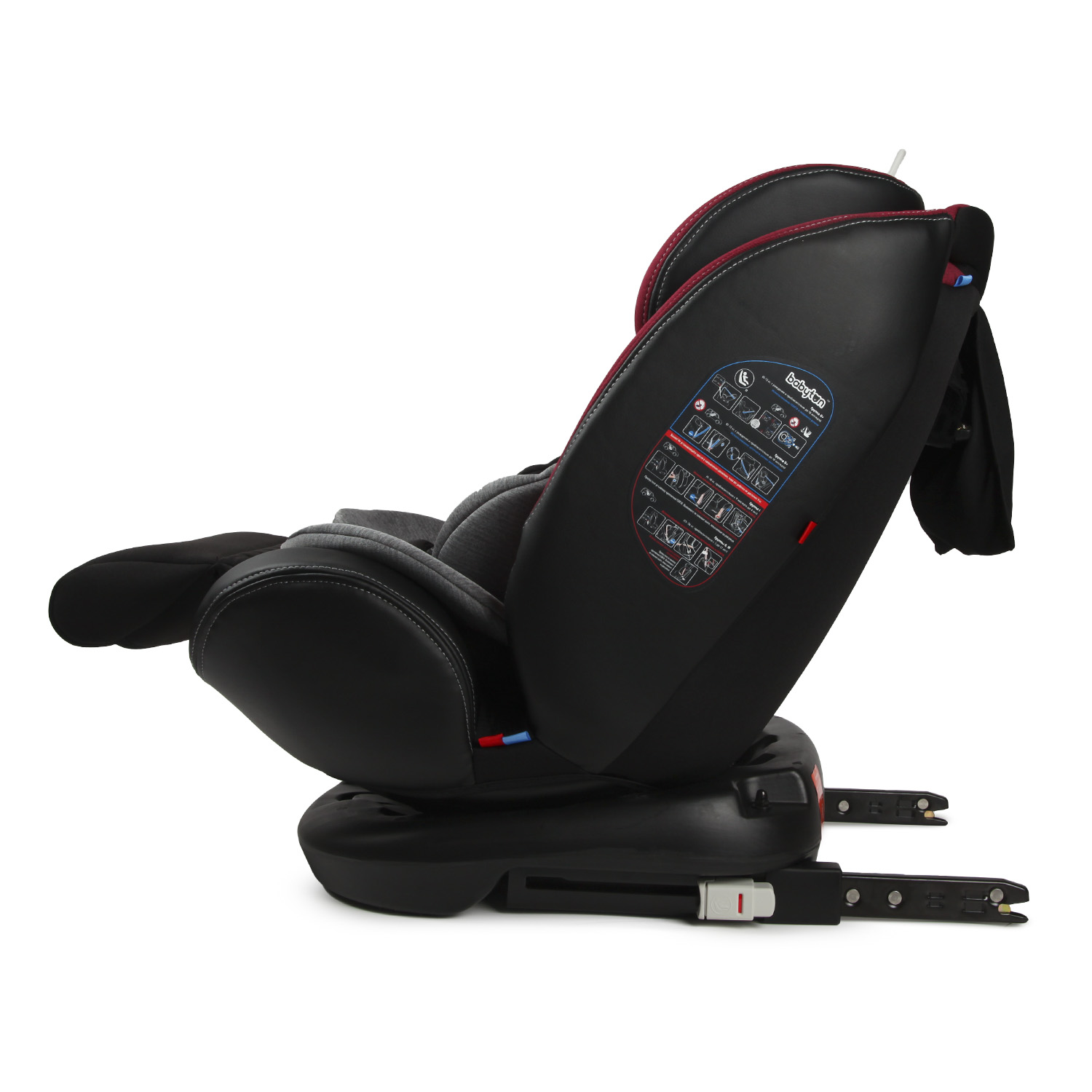 Автокресло Babyton Multi-Stage Black-Red Isofix 0+/1/2/3 (0-36 кг) - фото 17