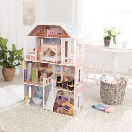 Домик для кукол KidKraft с мебелью