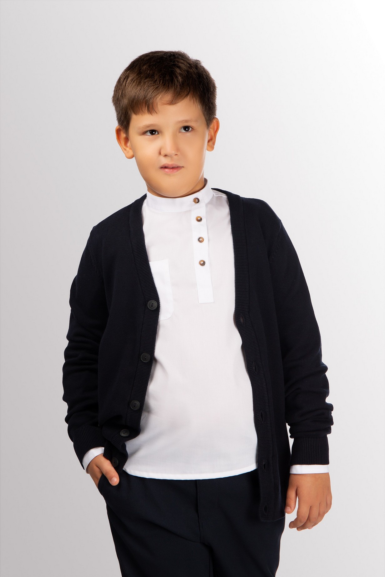 Рубашка Sovorotka SOV-DET-100-WHITE - фото 3