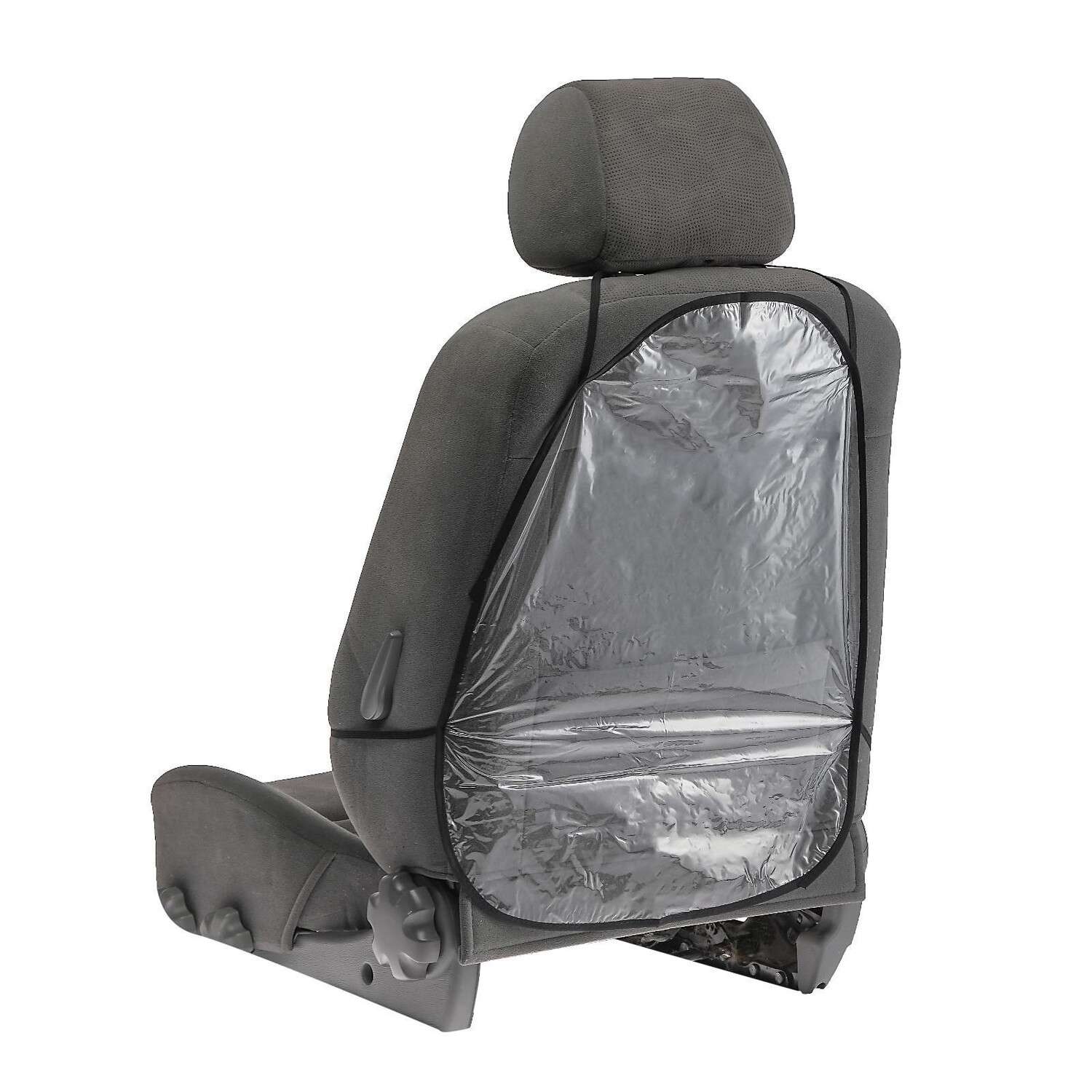 Накидка-незапинайка TORSO на спинку сиденья 58*42см прозрачная 4388708 - фото 2