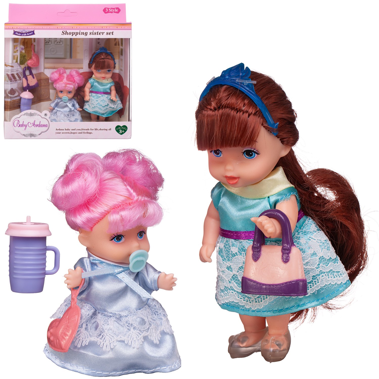 Кукла мини Abtoys A585/бирюзовое - фото 4