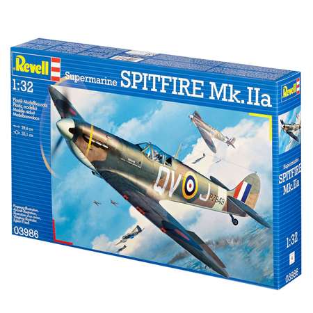 Сборная модель Revell Самолет Истребитель Спитфайэр Mk II британский времен Второй Мировой Войны