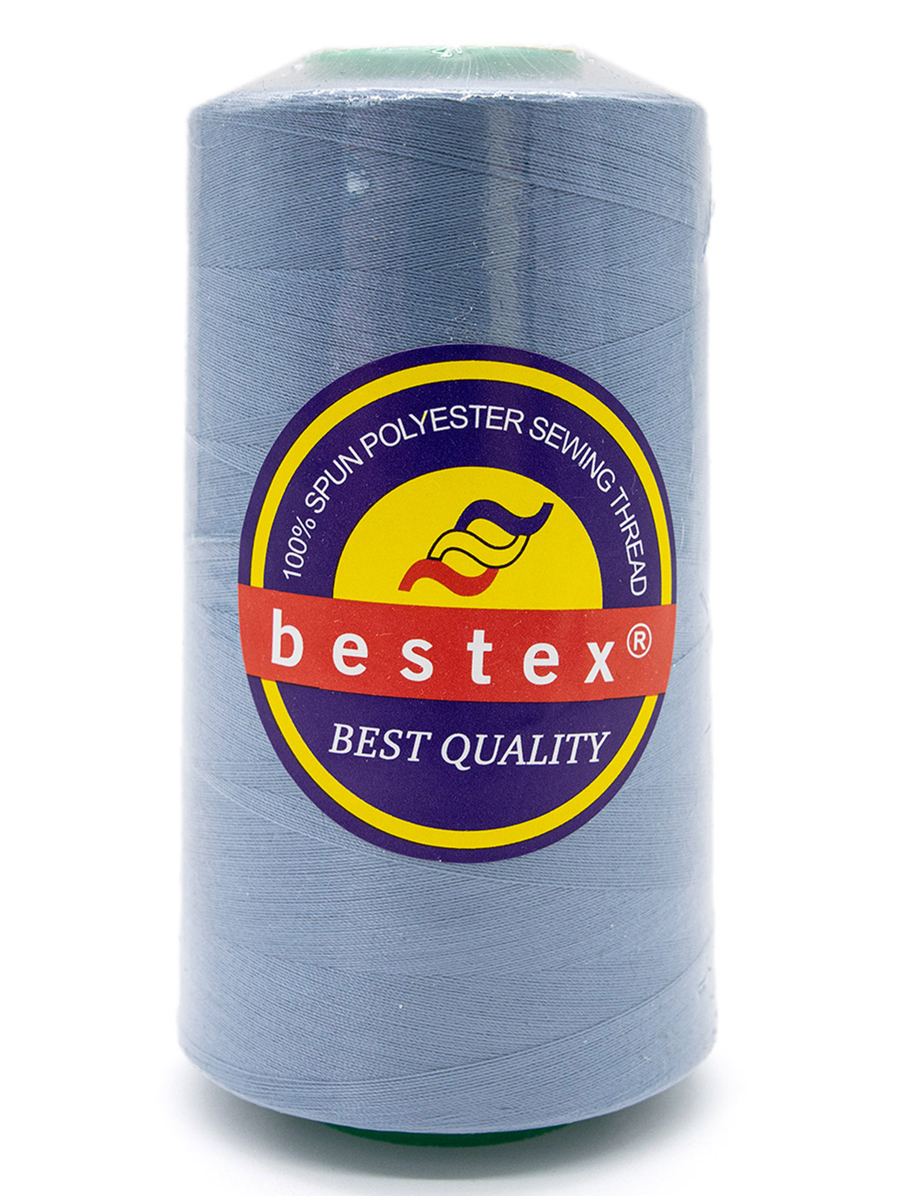 Нитки Bestex 50/2 5000 ярд 1шт 312 матово-голубой - фото 5