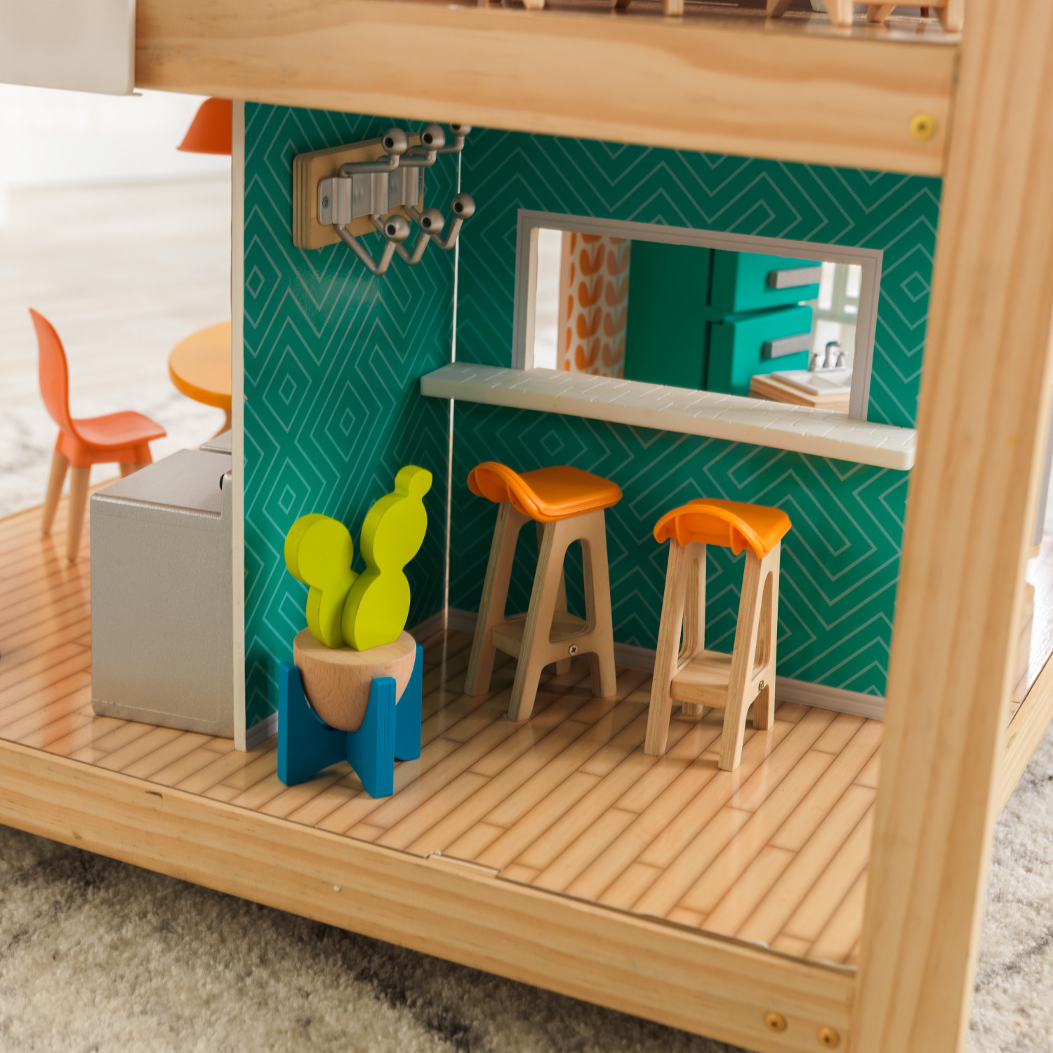 Домик для кукол KidKraft с мебелью 65199_KE - фото 4