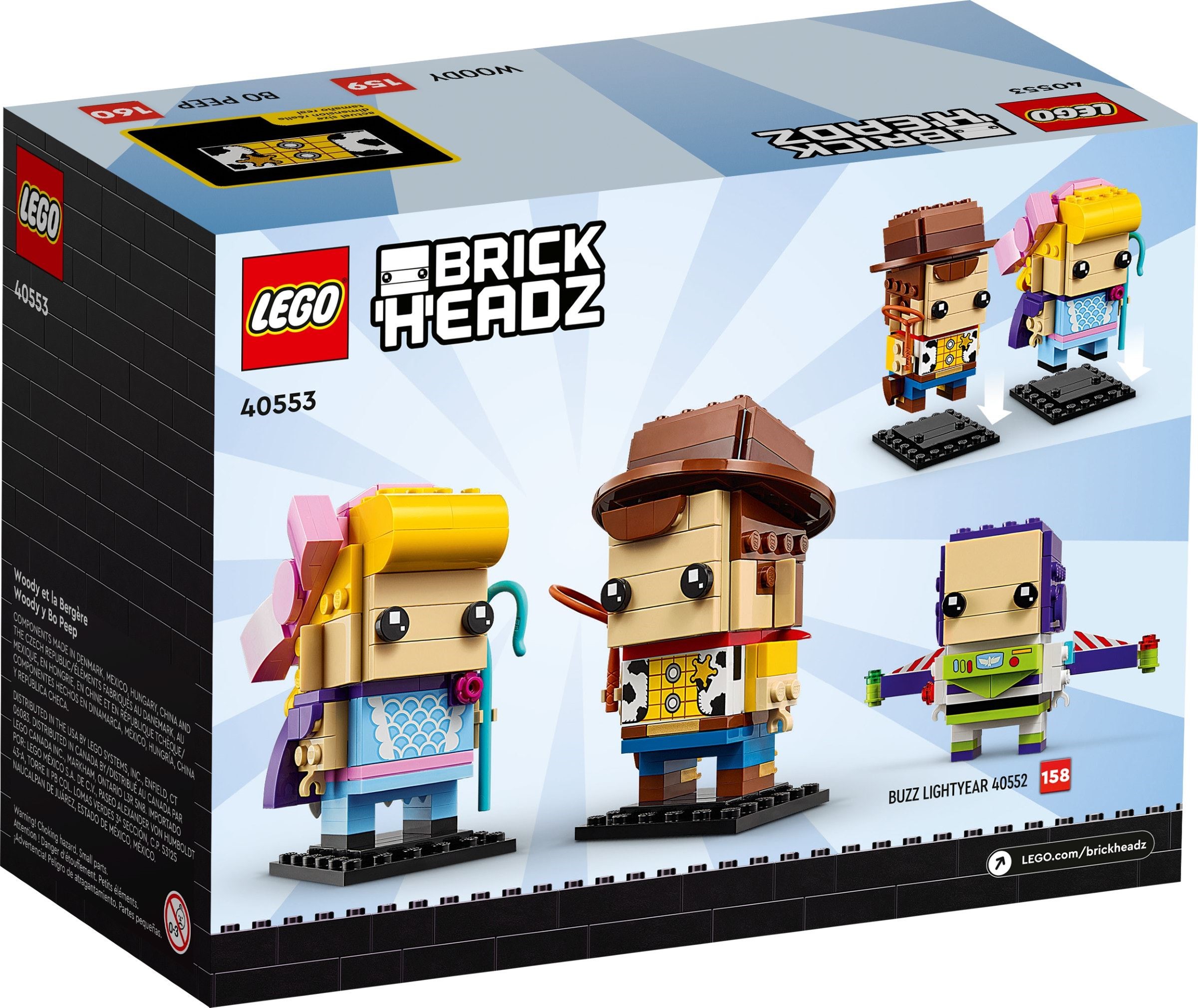 Конструктор LEGO BrickHeadz 40553 296 дет. - фото 5