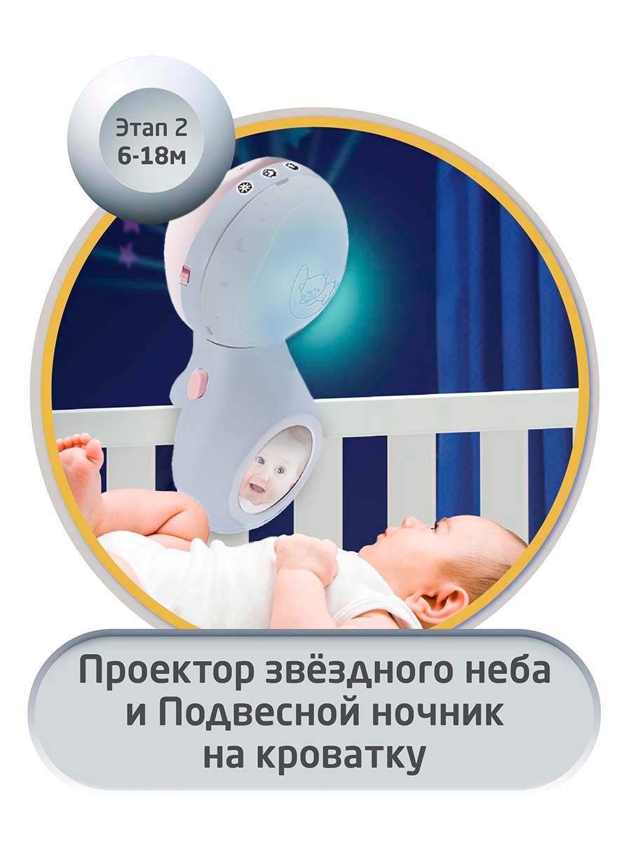 Мобиль INFANTINO 3 в 1 Музыкальный розовый - фото 8