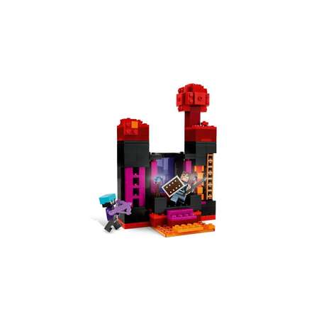 Конструктор LEGO Minecraft Башня Эндермена блочный