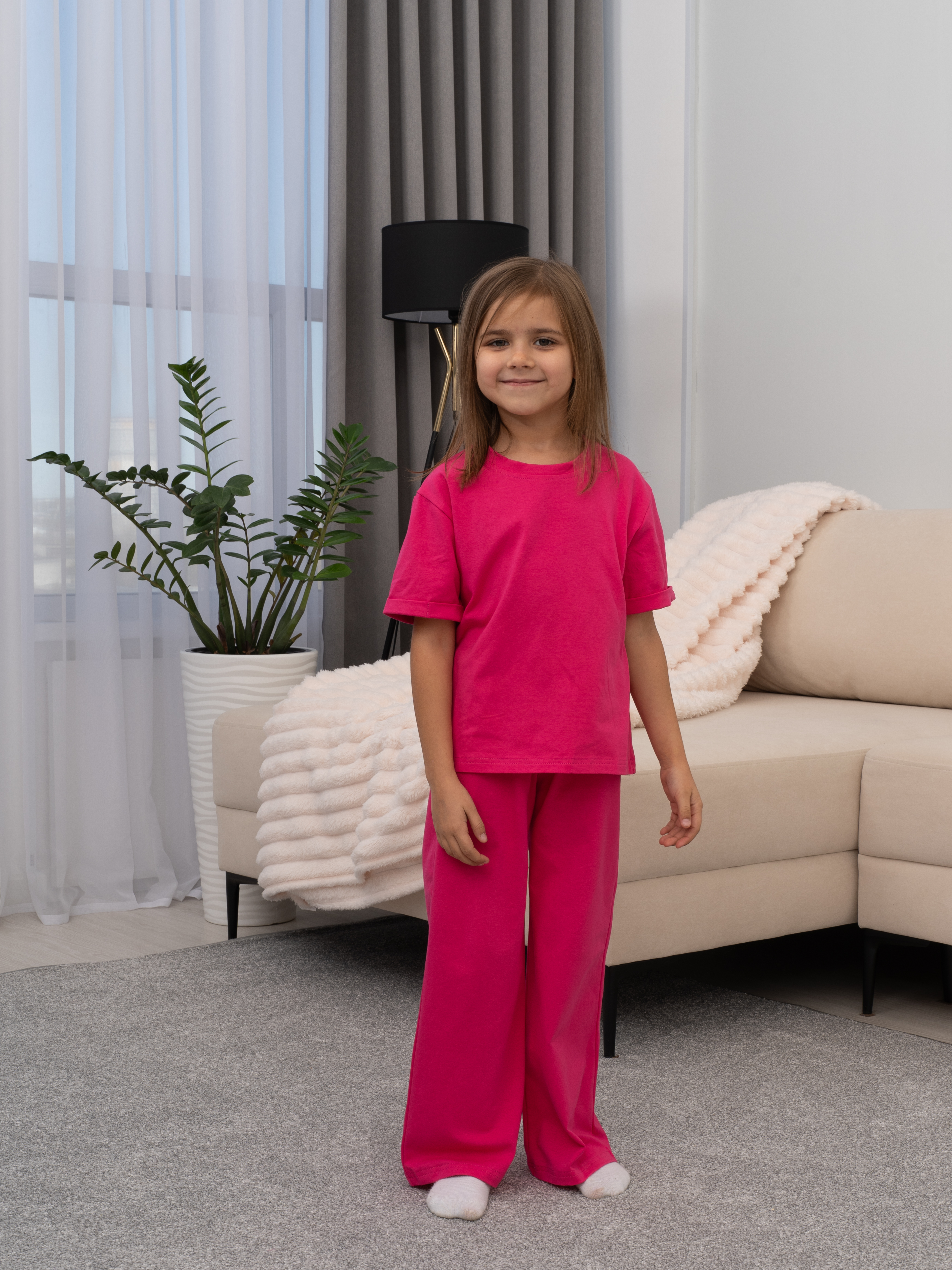 Футболка и брюки ULTRA 7060-Ул фуксия - фото 1