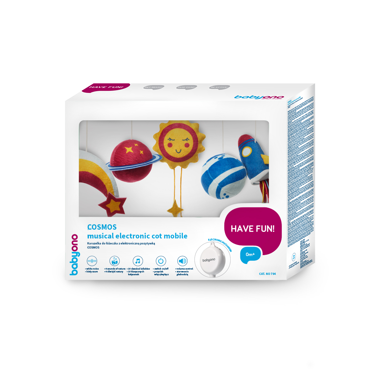 Мобиль Babyono Cosmos в ассортименте - фото 6