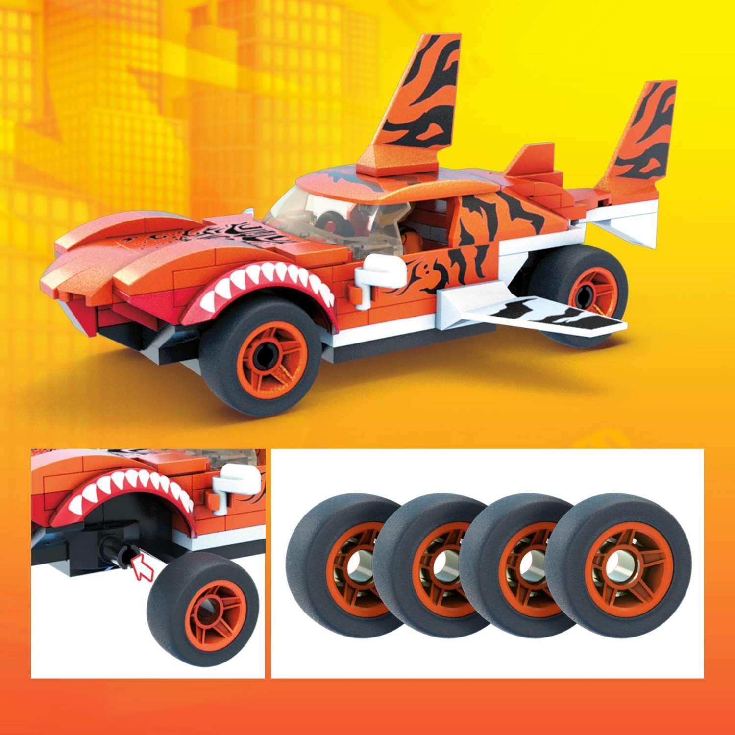 Конструктор Mega Construx Hot Wheels Монстр-трак в ассортименте - фото 24