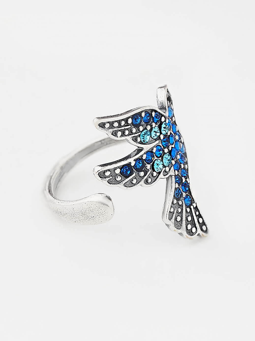 Кольцо Shine and Beauty 80092-417-к-синиестр - фото 3