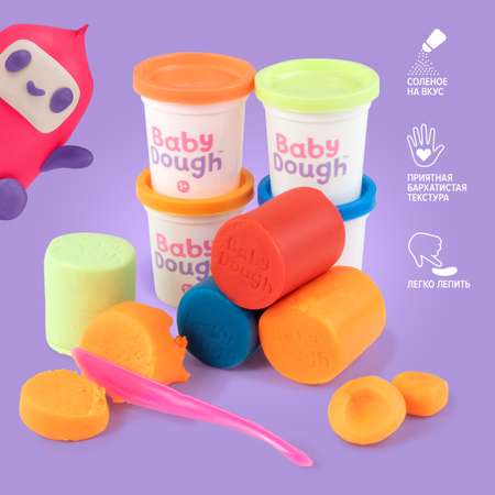 Тесто-пластилин BabyDough 4 цв.