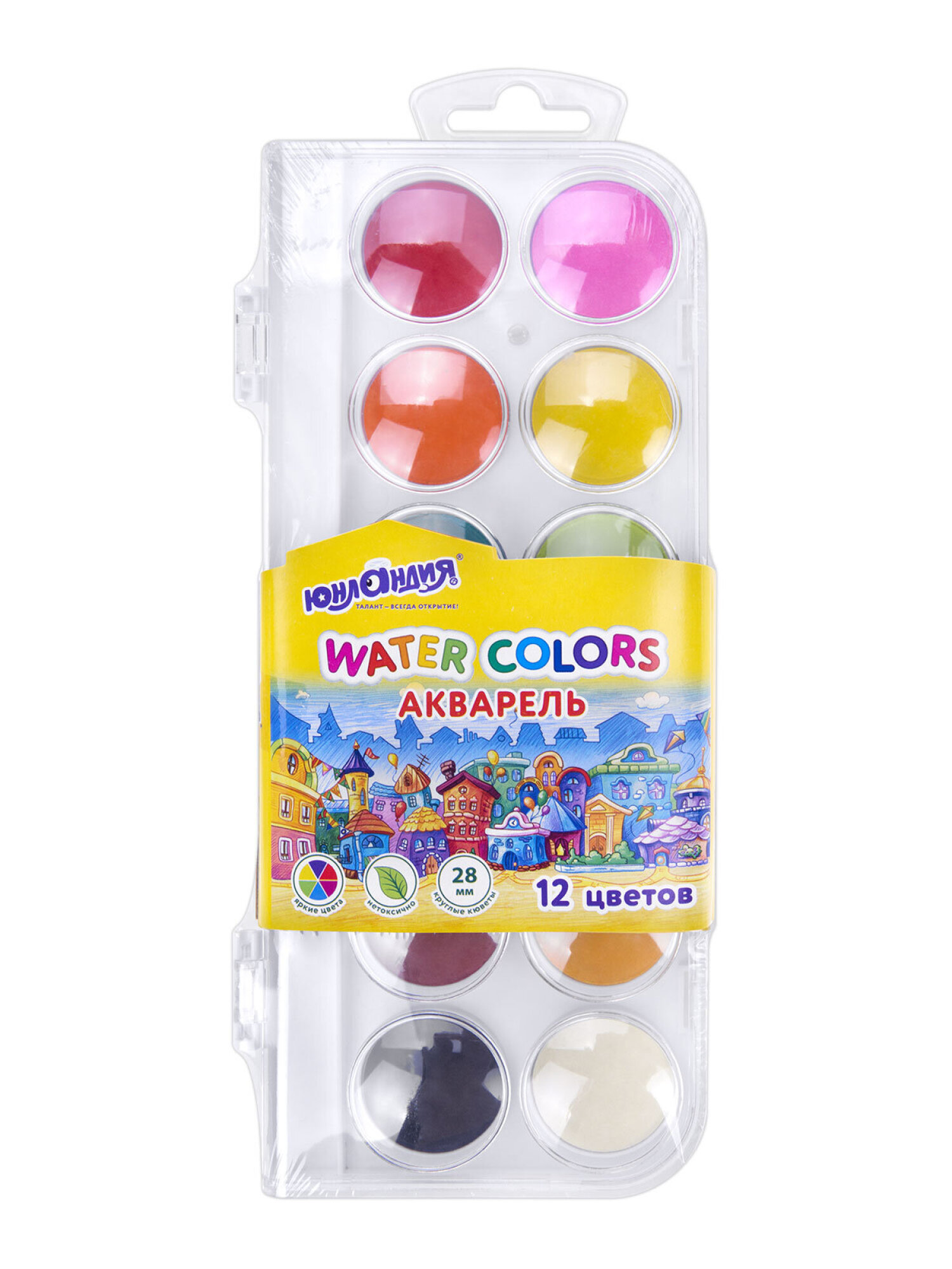Краски акварель Юнландия 12 цв. - фото 7
