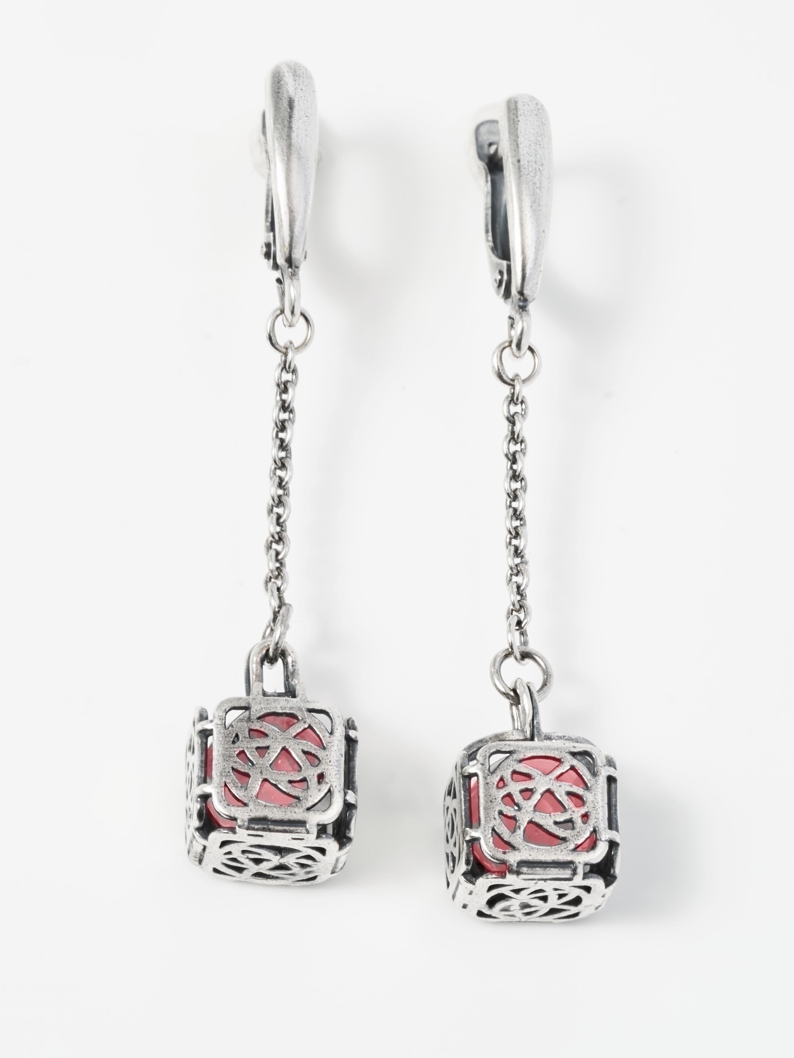 Серьги Shine and Beauty 30433-6-с-кораллроз - фото 1