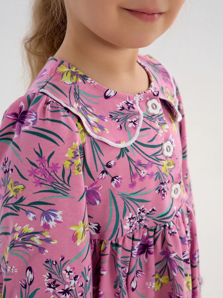 Платье YAXX 005--Платье ирис/розовый - фото 3