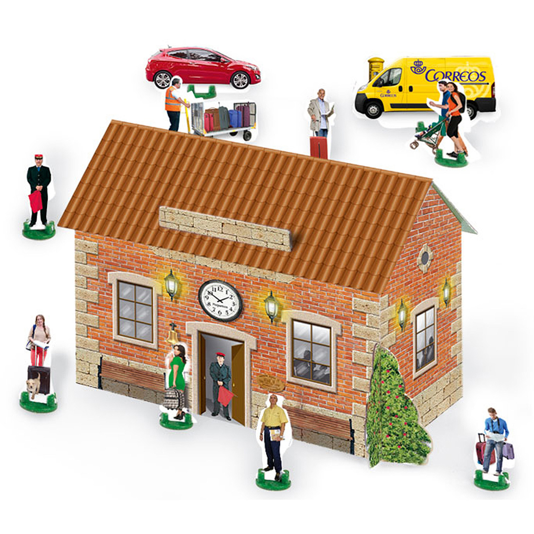 Набор железнодорожный PEQUETREN 301 - фото 7