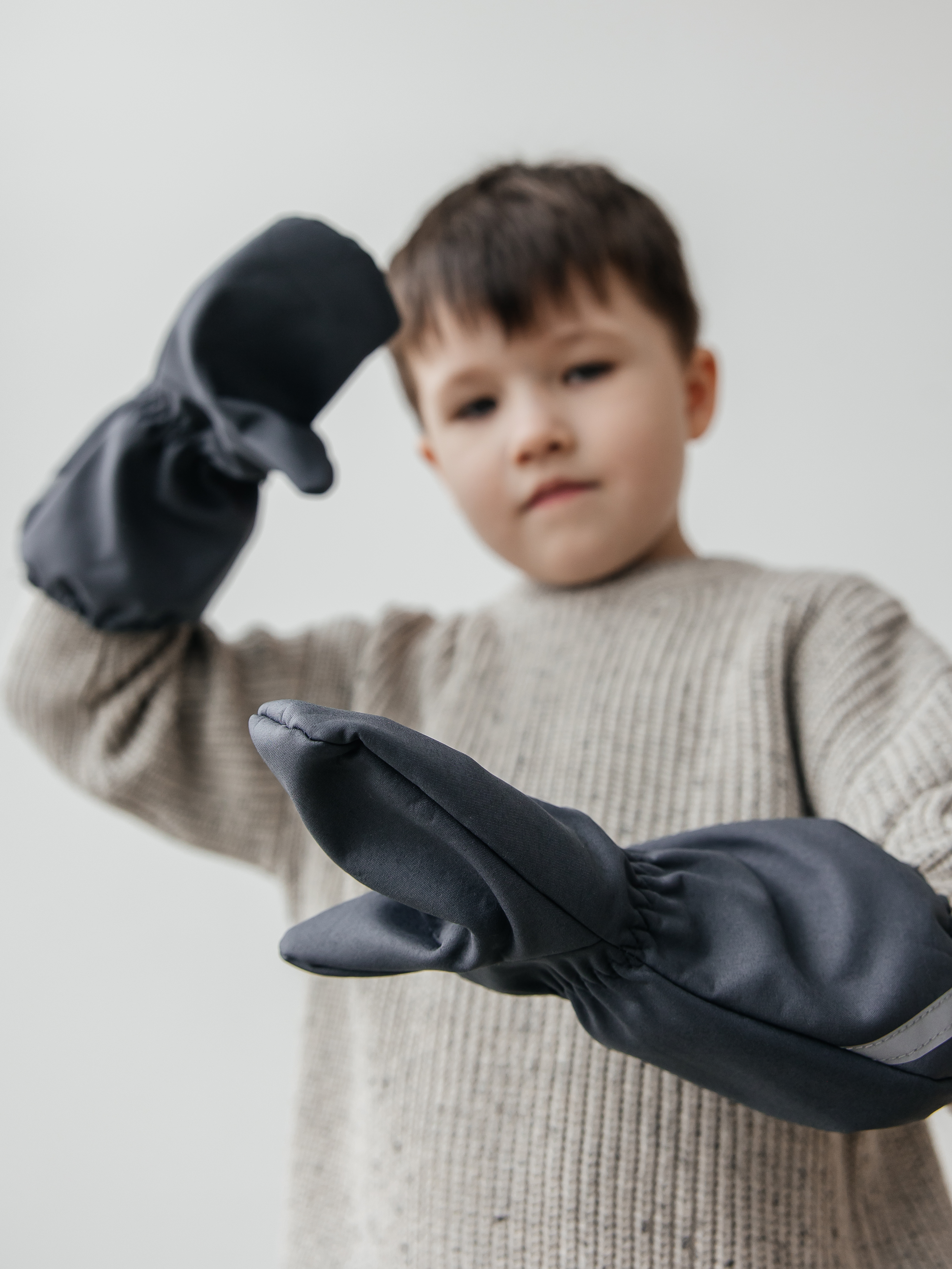 Варежки Чудо-Кроха LM-2304/серый - фото 12