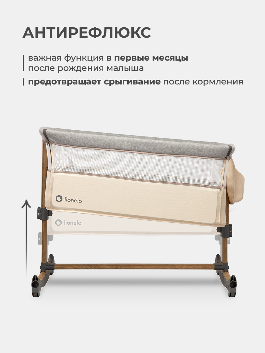 Колыбель Lionelo Leonie Beige Sand - фото 3