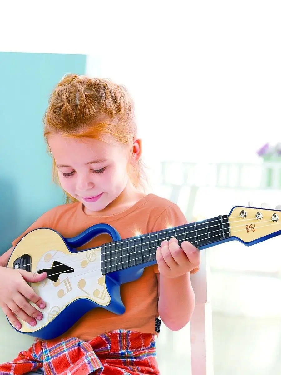 Игрушка музыкальная Hape Гитара музыкальная гитара - фото 4