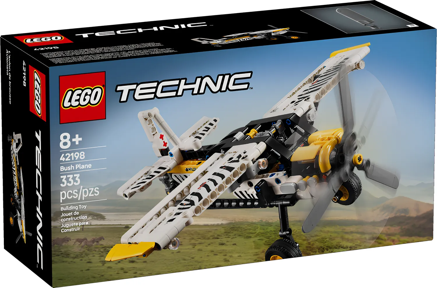 Конструктор LEGO Technic Легкомоторный самолет 42198 333 дет. - фото 6