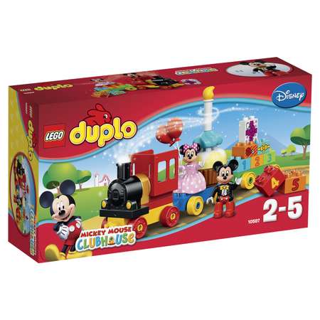 Конструктор LEGO DUPLO День рождения с Микки и Минни блочный
