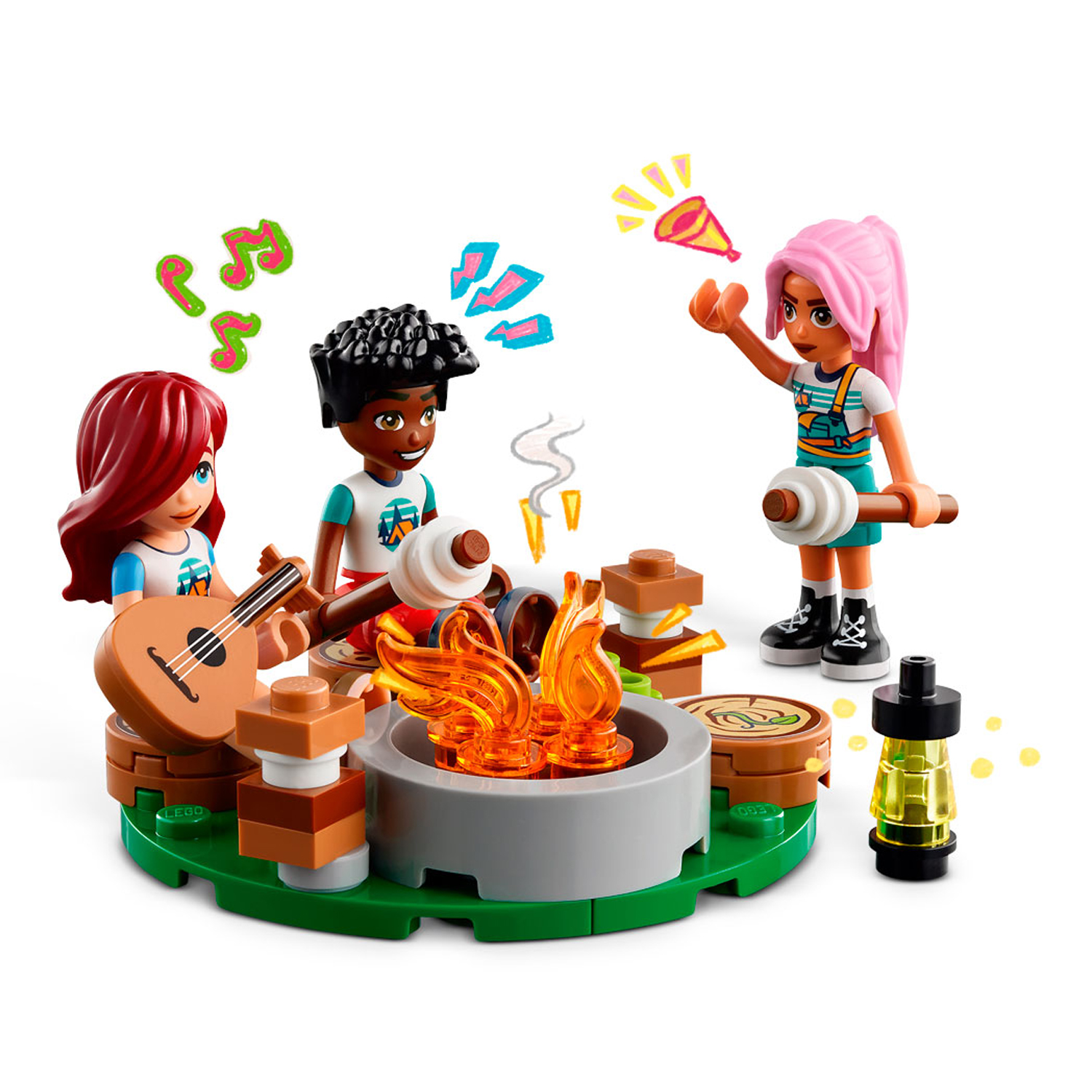 Конструктор LEGO Friends Домики в летнем лагере блочный - фото 8