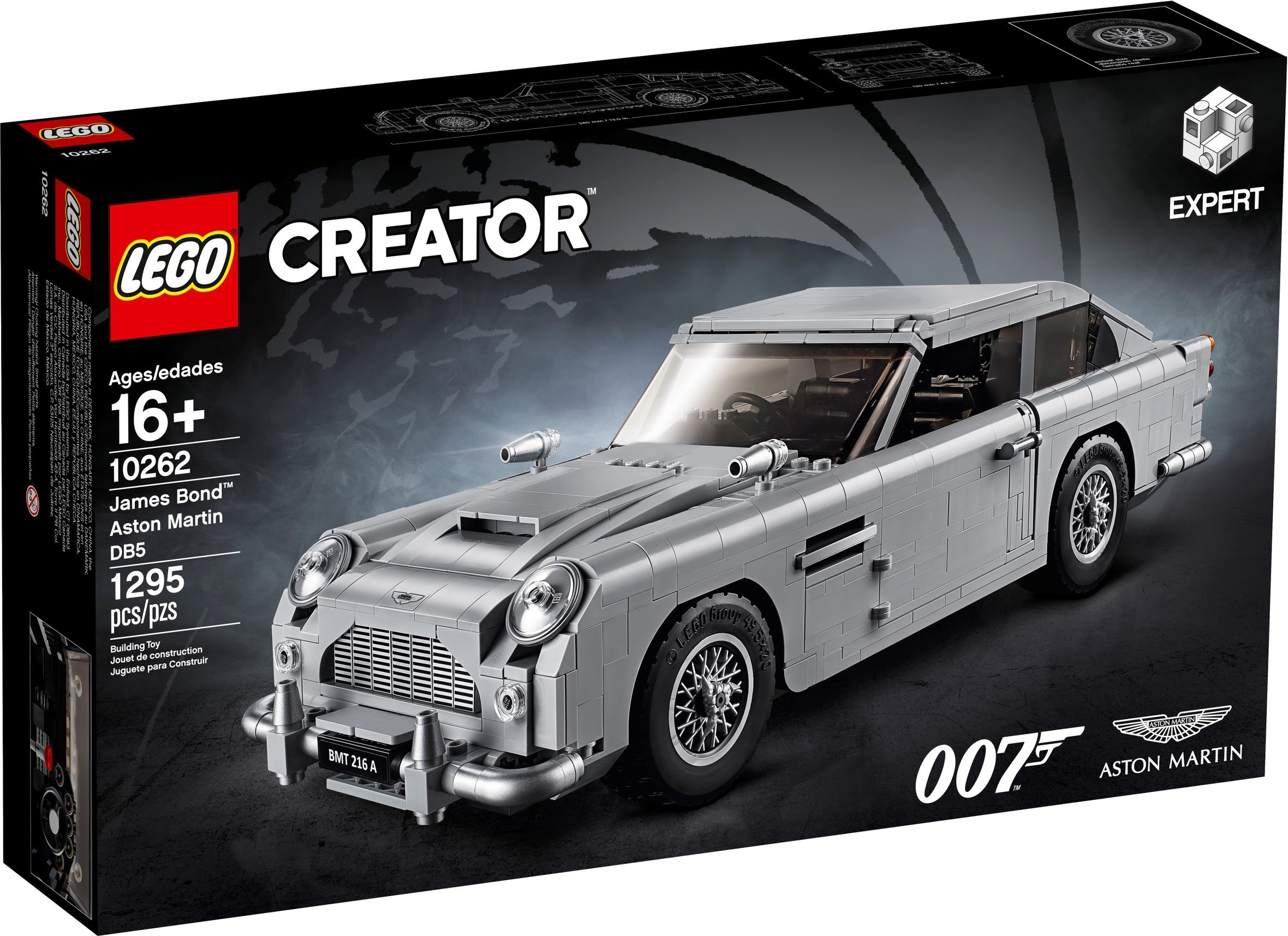 Изображение товара Конструктор LEGO Creator James Bond Aston Martin DB5 826 деталей