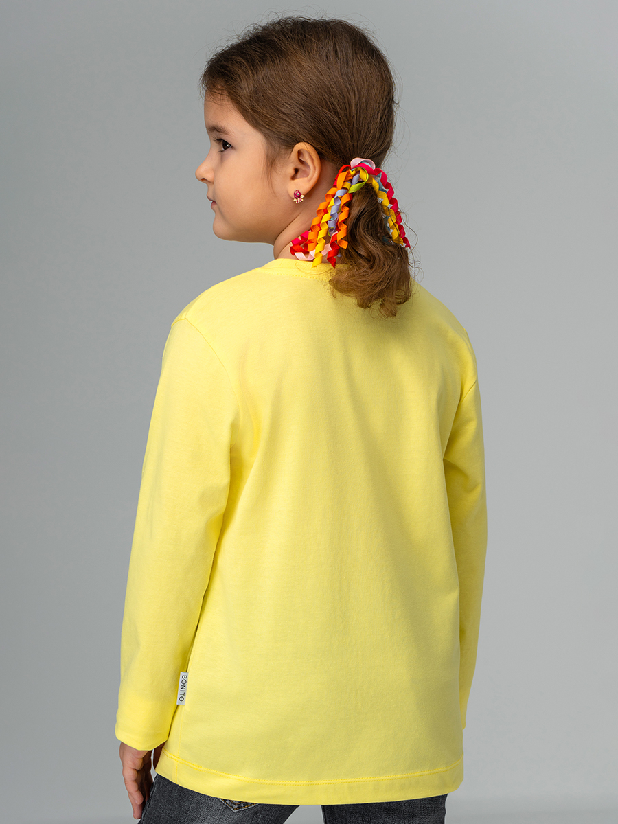 Лонгслив BONITO KIDS SS6097лимонный - фото 4
