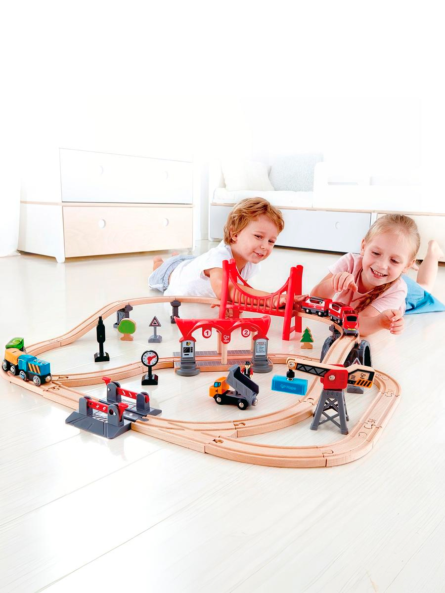 Набор железнодорожный Hape E3730_HP - фото 4