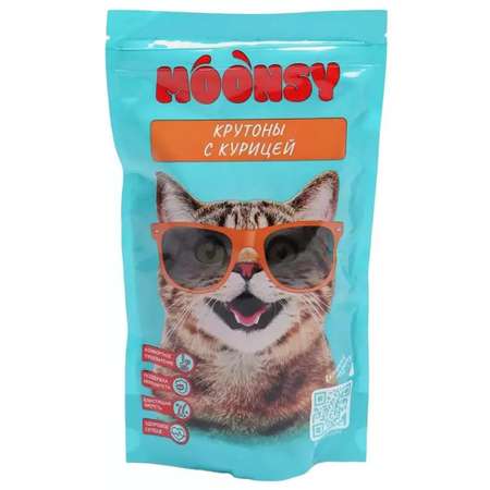 Корм для кошек Moonsy сухой с курицей и рисом 350г
