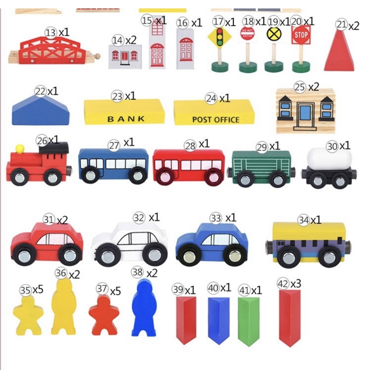 Набор железнодорожный Panawealth International 1003-1000 - фото 2