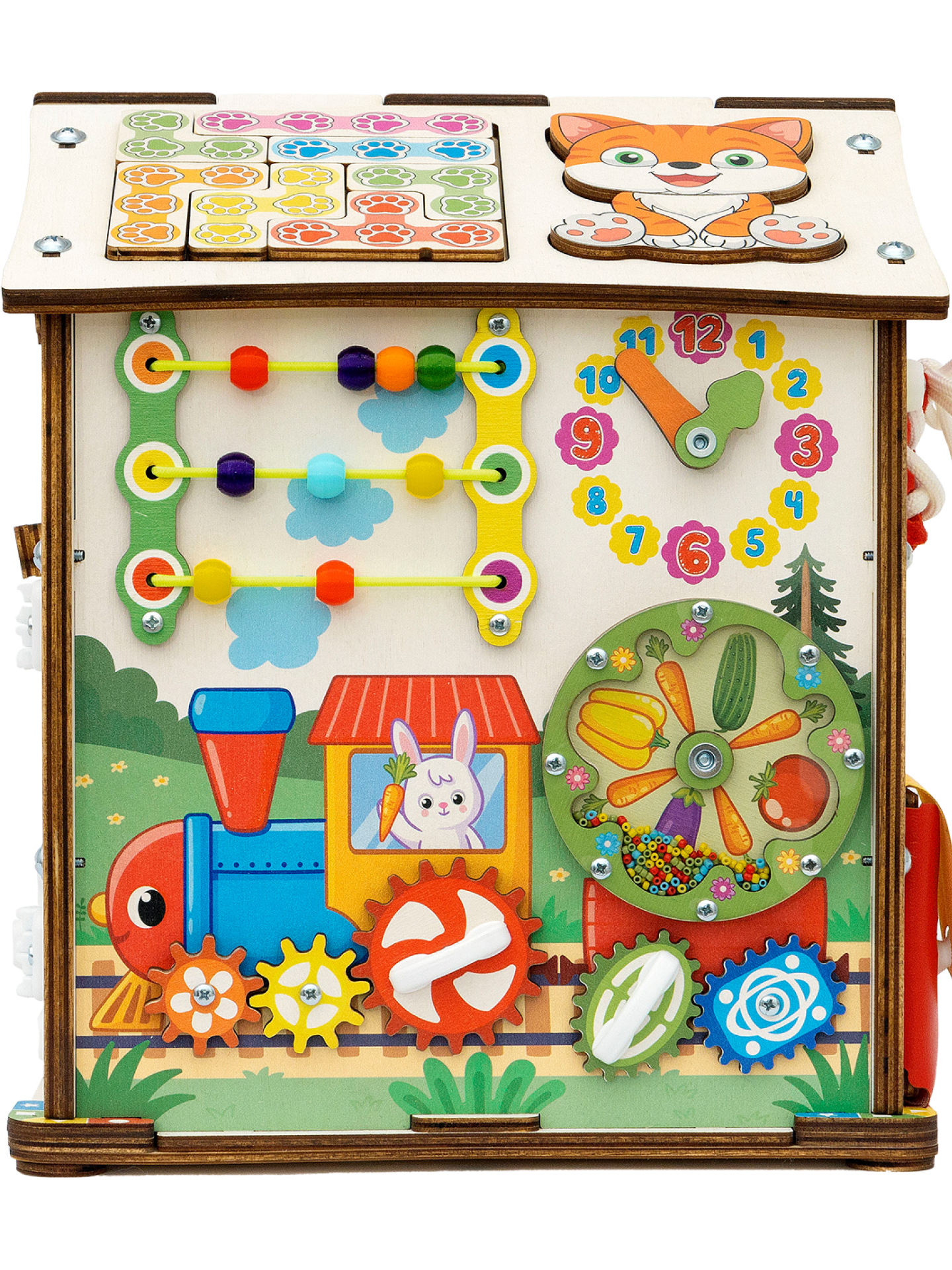 Игрушка Evotoys бизиборд Лапки - фото 36