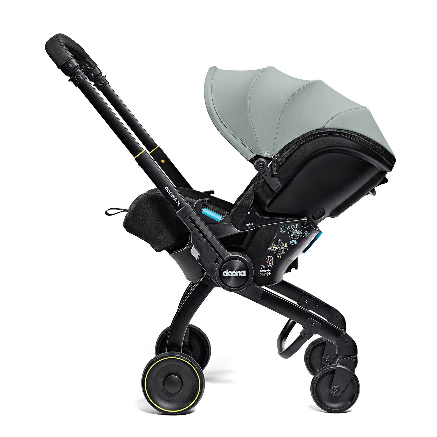 Автокресло Doona X Dusty Sage Isofix 0 (0 -13 кг) - фото 26