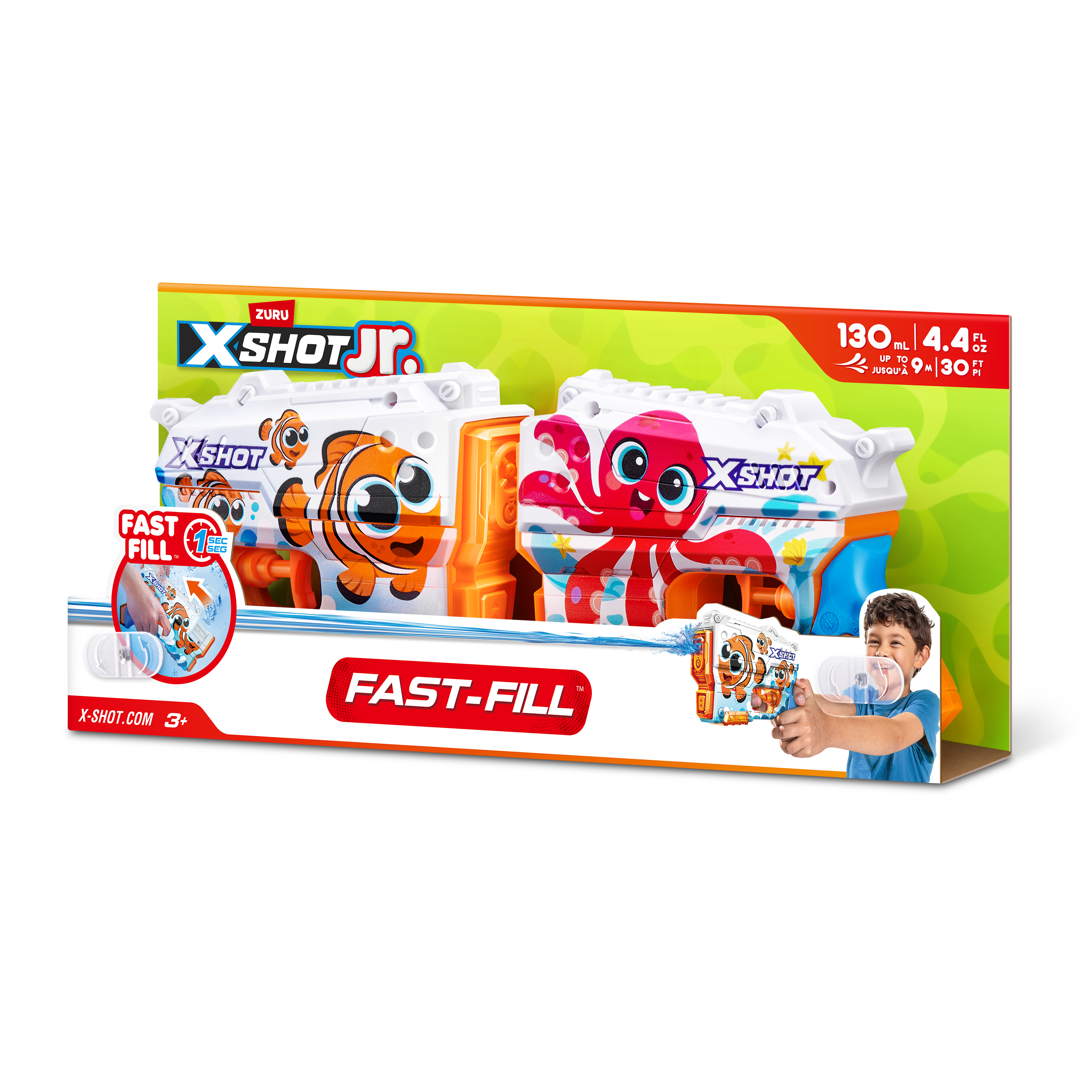 Бластер водный Zuru XSHOT Fast Fill Water 2 штуки в наборе - фото 6