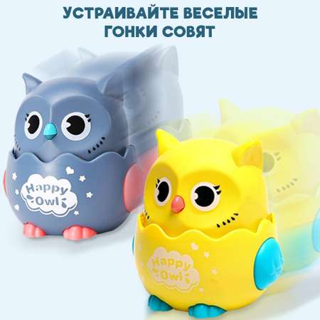 Игрушка TIPTOPOLIS каталка Совушки