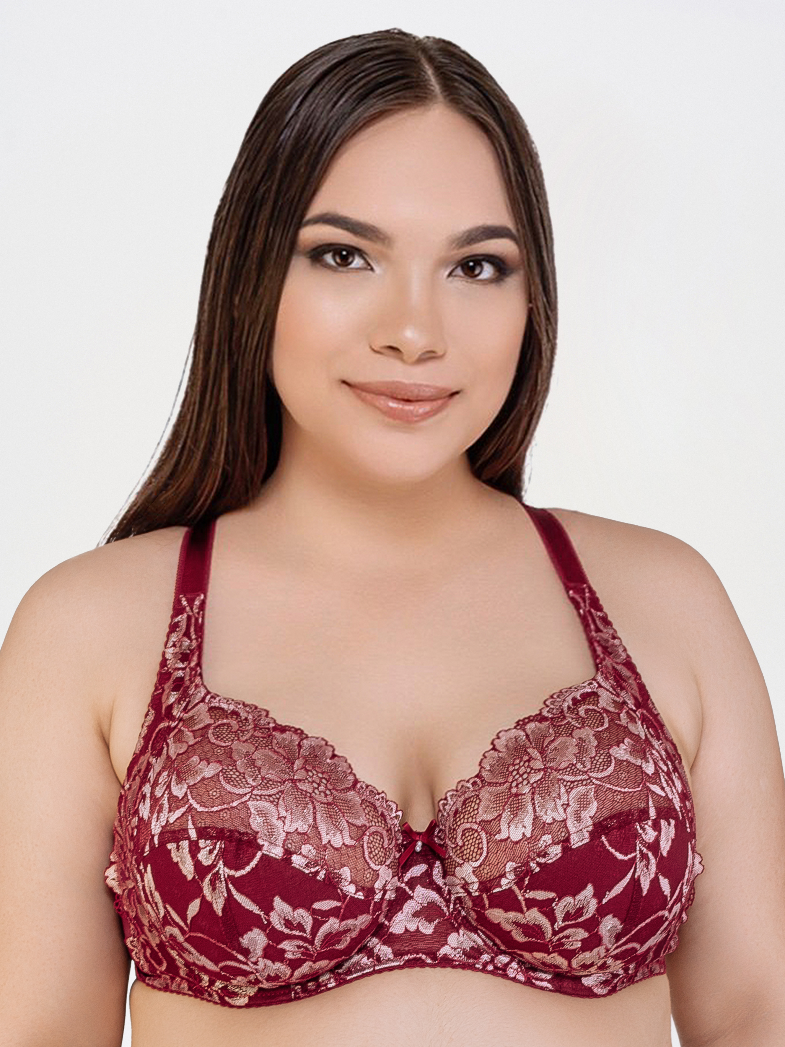 Бюстгальтер КрилоникО 195-4899/гранат - фото 1